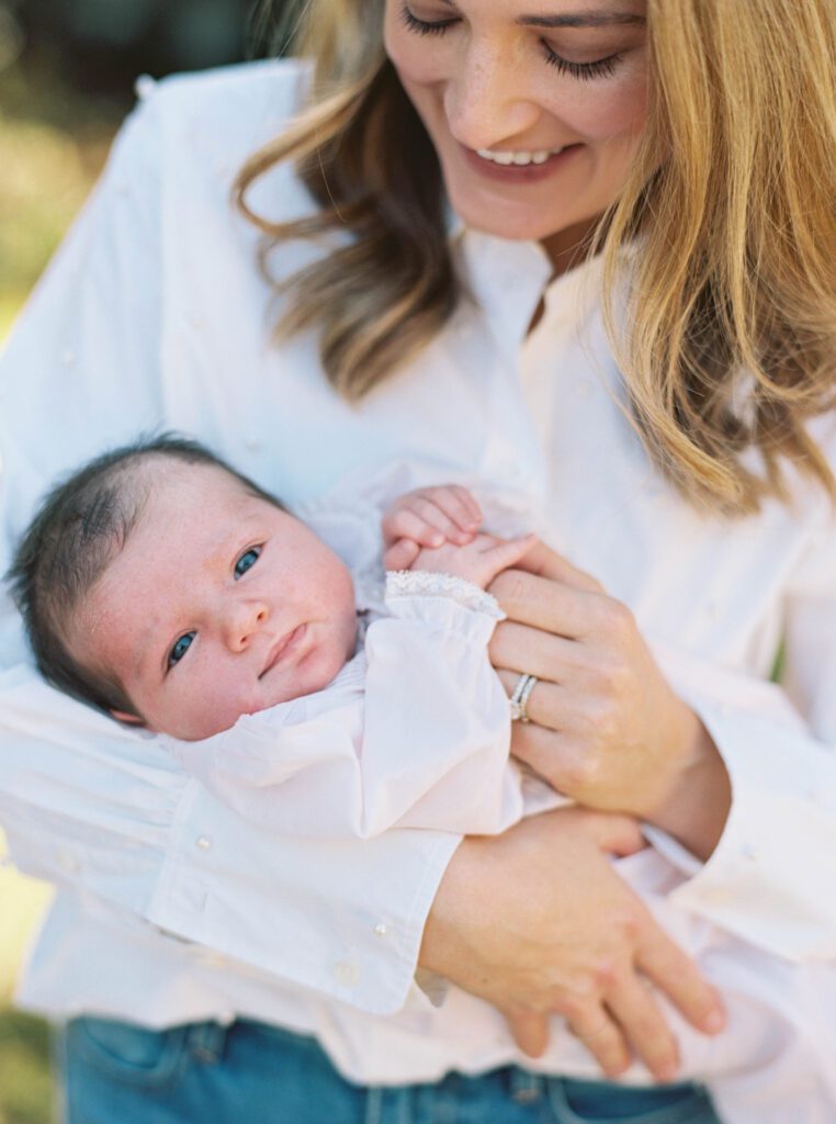 Tarrytown Austin family newborn session