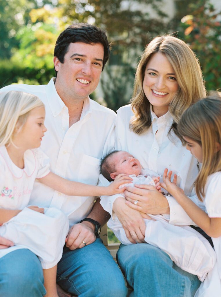 Tarrytown Austin family newborn session
